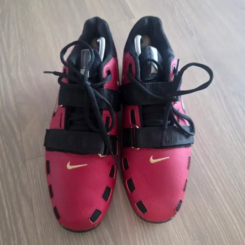 [BUNJANG] Romaleo 2 Weightlifting Shoes Black/Red/Gold US 10 / 로말레오2 블랙레드골드 280(10US)