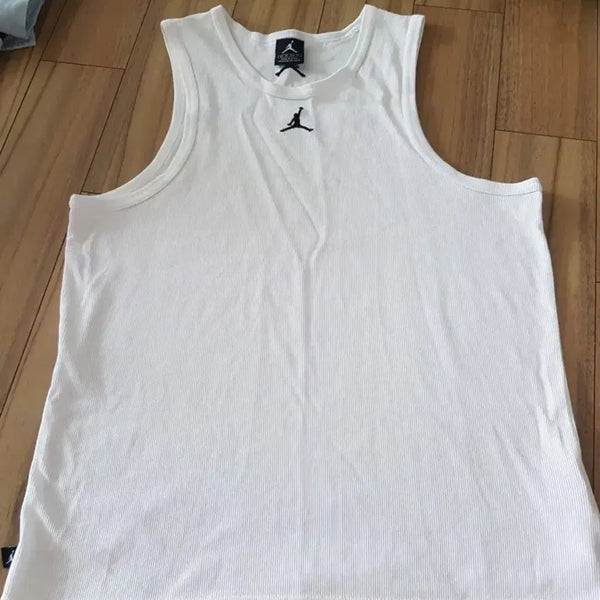 [BUNJANG] Nike Jordan Sleeveless T-Shirt White / 조던 나이키 민소매 흰색