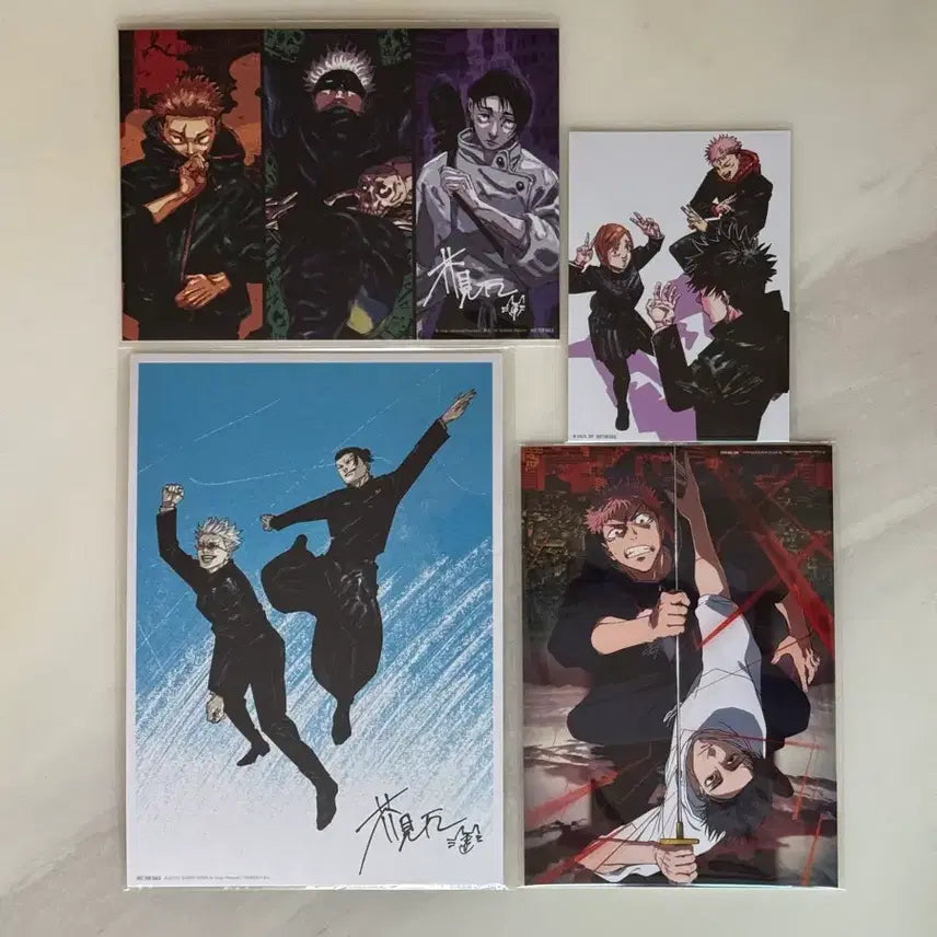[BUNJANG] Jujutsu Kaisen Anime Merchandise Set: Kaiju No. 8 & Shibuya Incident Special Event Goods / 주술회전 회옥옥절 & 시부야사변 X 사멸회유 특전 4종