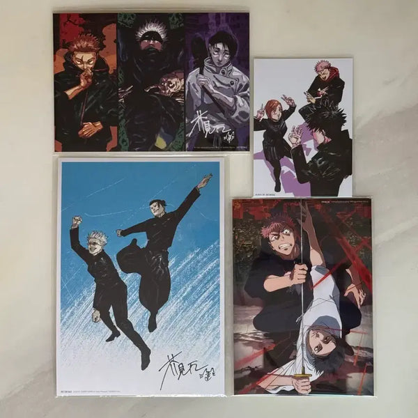 [BUNJANG] Jujutsu Kaisen Anime Merchandise Set: Kaiju No. 8 & Shibuya Incident Special Event Goods / 주술회전 회옥옥절 & 시부야사변 X 사멸회유 특전 4종