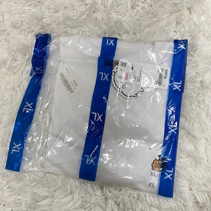[BUNJANG] Damgom Spao Nongdamgom Short-Sleeve T-Shirt White XL / 담곰이 스파오 농담곰 반팔 티셔츠 화이트 XL 미개봉