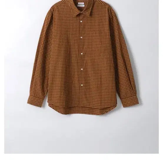 [BUNJANG] Woodby Dry Washer Shirt Orange Check 105 / 우드비 드라이 워셔 셔츠 오렌지 체크 3 105