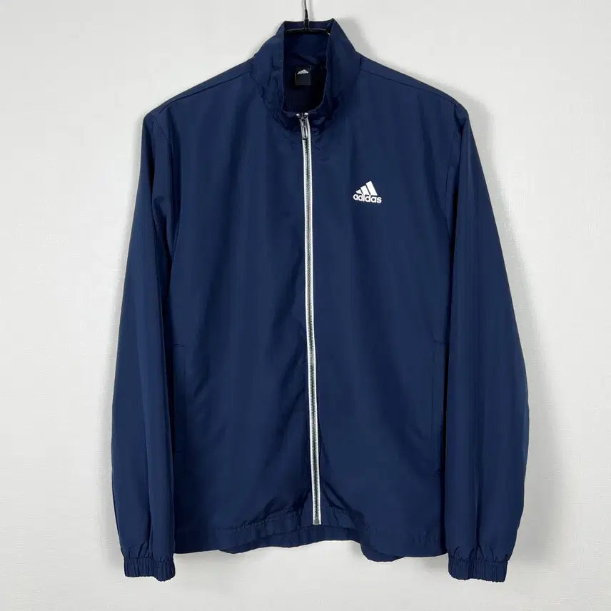 [BUNJANG] Adidas Navy Windbreaker Jacket M / 아디다스 네이비 바람막이 자켓 점퍼 남M 95 라덴 빈티지