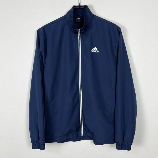 [BUNJANG] Adidas Navy Windbreaker Jacket M / 아디다스 네이비 바람막이 자켓 점퍼 남M 95 라덴 빈티지