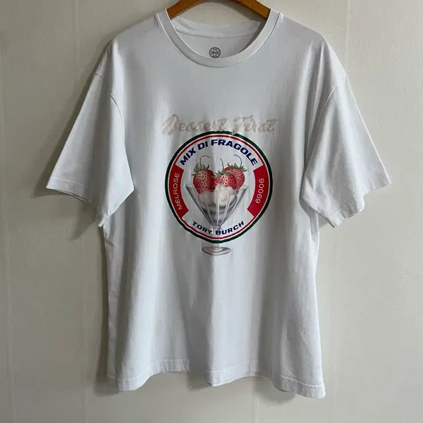 [BUNJANG] Tory Burch Cotton Dessert T-Shirt / 토리버치 디저트 티셔츠