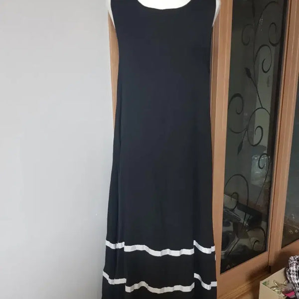 [BUNJANG] Sleeveless Long-Sleeve Dress / 민소매 긴팔원피스