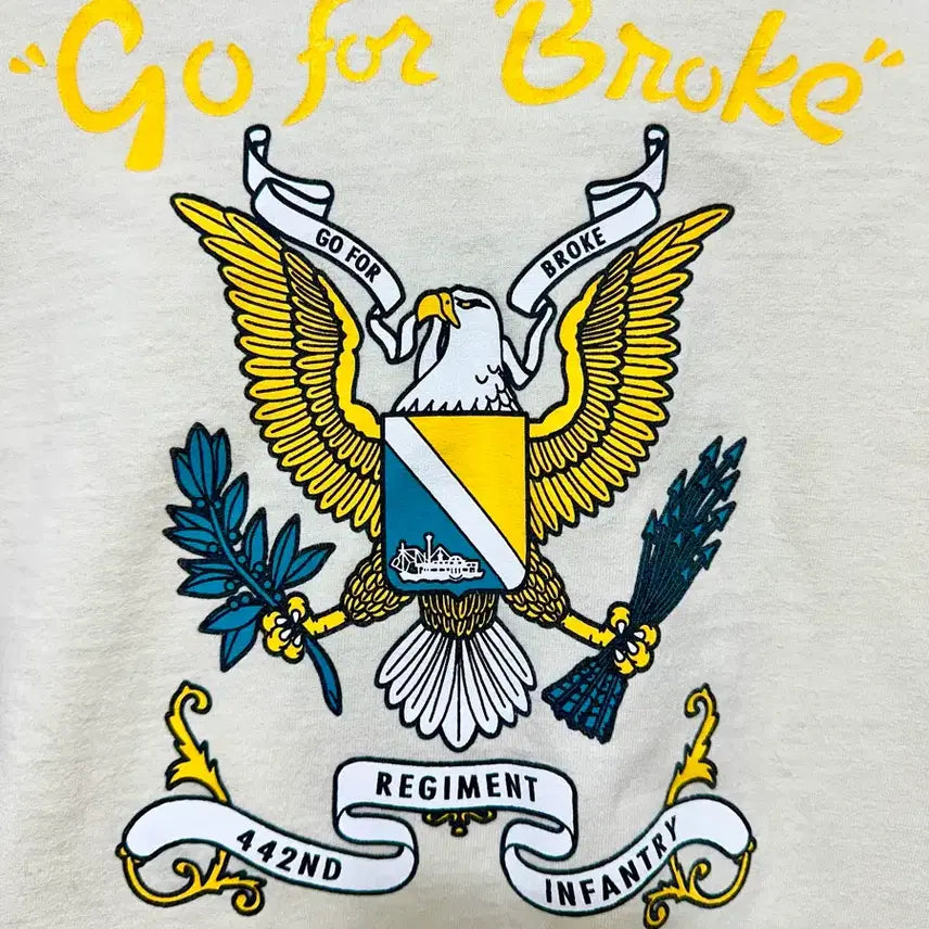 [BUNJANG] The Real McCoy's "Go for Broke" Heavyweight Cotton T-Shirt / 리얼맥코이 "Go for Broke" 반팔티 (40)