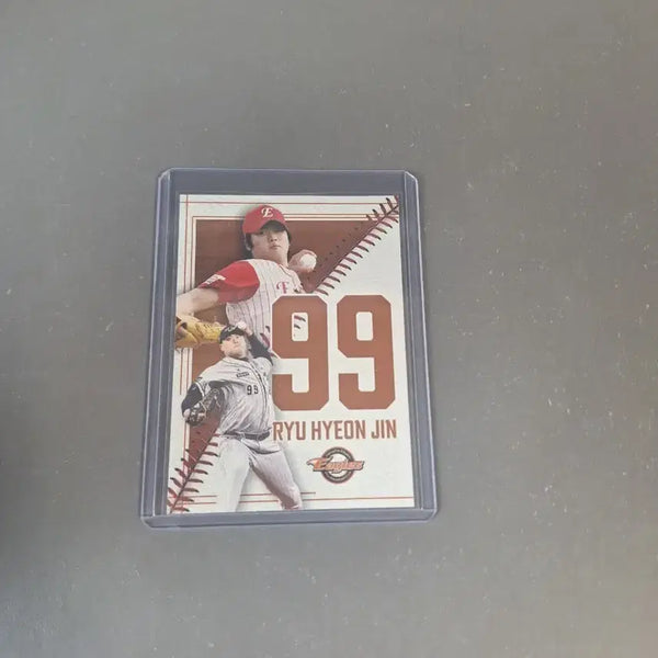 [BUNJANG] Hanhwa Eagles Ryu Hyun-jin Jersey Number Pairing Card / 한화이글스 류현진 페어링 카드