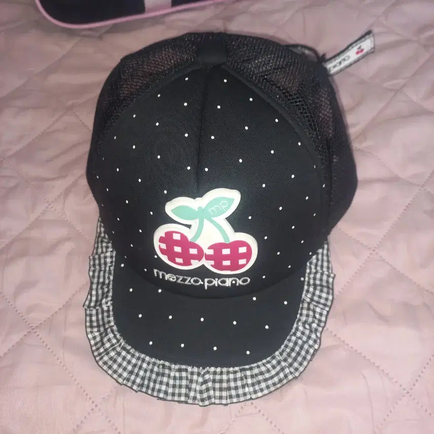 [BUNJANG] Mezzo Piano Ruffle Ball Cap Hat / 메조피아노 프릴 볼캡 모자 (갸루 로걀 러블리 히메 양산형)