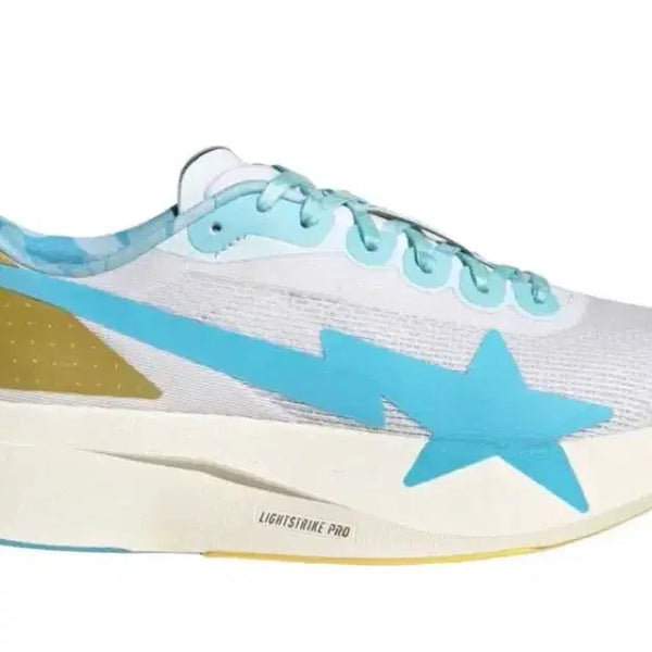 [BUNJANG] Adidas x Bape Adizero EVO SL Core White Metallic Gold / 260 280 아디다스 x 베이프 아디제로 EVO SL 코어 화이트 메탈