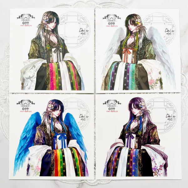 [BUNJANG] Jinju's City Artist Character Stickers (Set of 4) / [인스] 진주의시 원가이하 양도 24년 4월 다인