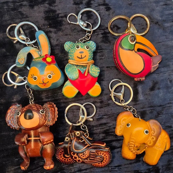 [BUNJANG] Genuine Leather Keychain / 통가죽 열쇠고리