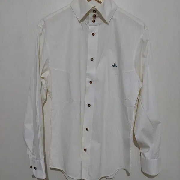 [BUNJANG] Vivienne Westwood White Shirt Size 3 / 비비안웨스트우드 화이트 셔츠 3 사이즈