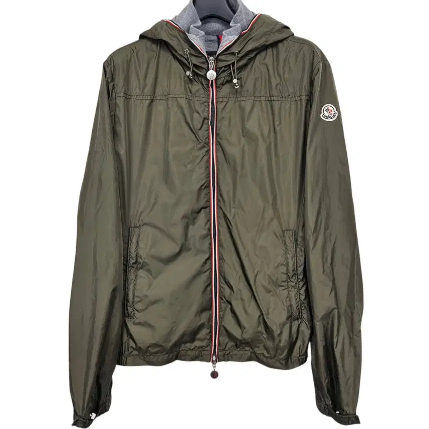 [BUNJANG] Moncler Windbreaker Jacket Khaki / 몽클레르 바람막이 자켓 카키