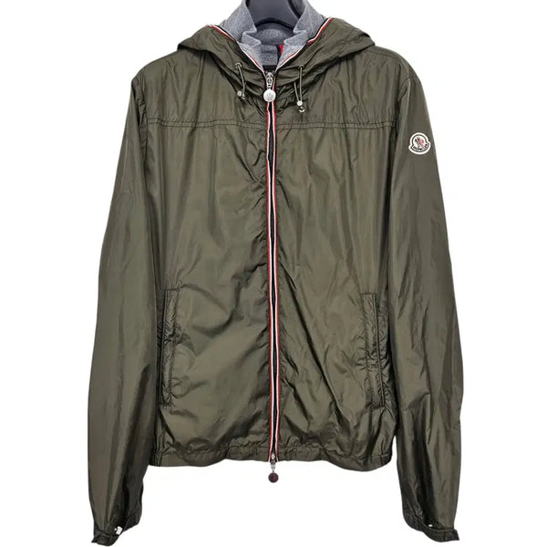 [BUNJANG] Moncler Windbreaker Jacket Khaki / 몽클레르 바람막이 자켓 카키