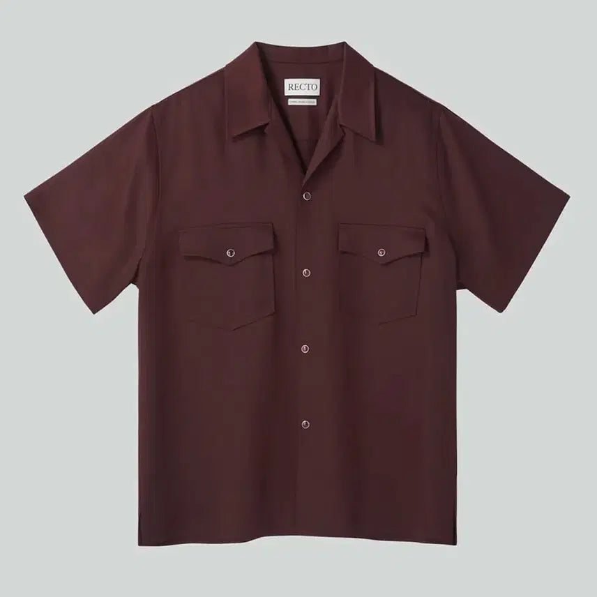 [BUNJANG] Recto 25ss Camp Collar Western Club Shirt / 렉토 25ss 캠프 칼라 웨스턴 클럽 셔츠