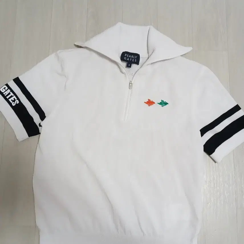[BUNJANG] 2024 Paris GATES Half-Zip Short Sleeve Top / 2024년) 파리게이츠 하프집업 반팔 (0)