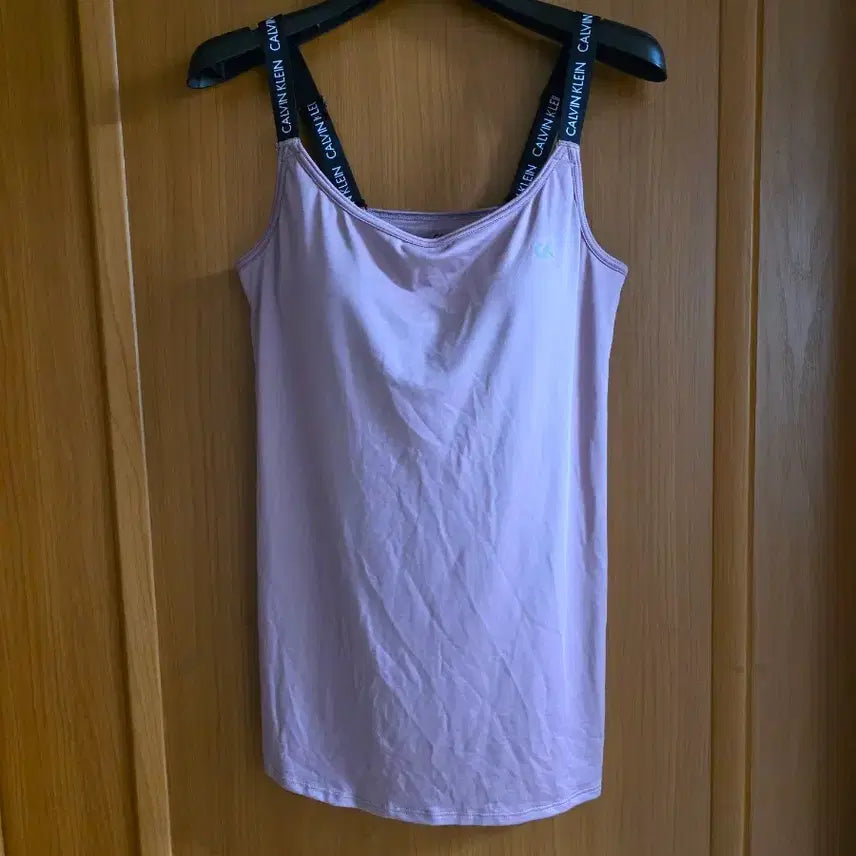 [BUNJANG] Calvin Klein Cap Sleeveless Top - Dusty Pink (S) / (새상품) 캘빈클라인 인디핑크 캡나시(90)(S)