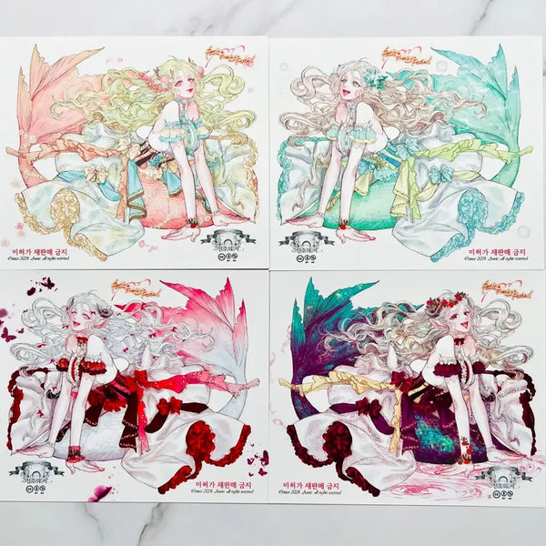 [BUNJANG] Jinju-ui-si 'Shellleg' Stickers (4 Colors, 4 pcs) / [인스] 진주의시 원가이하 양도 25년 7월 셸레그