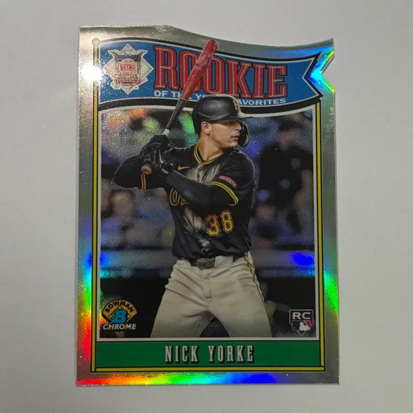 [BUNJANG] Beatsburg Nick Yorke Rookie Baumann Chrome Baseball Card / 비츠버그 닉 요크 루키 바우만 크롬 야구 카드