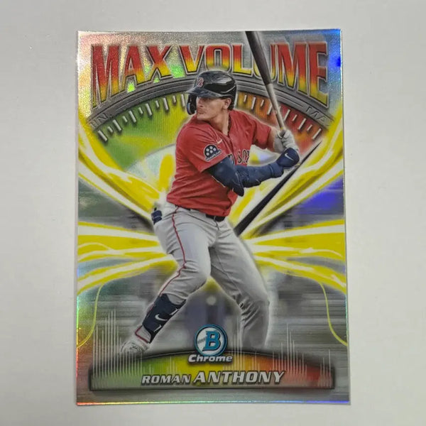 [BUNJANG] Roman Anthony Baumann Boston Chrome Baseball Card / 보스턴 로만 앤서니 인서트 바우만 크롬 야구 카드