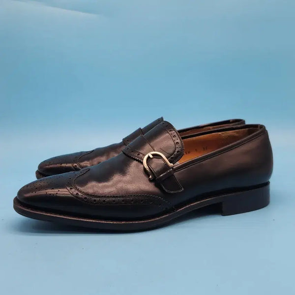 [BUNJANG] Salvatore Ferragamo Genuine Leather Belt Loafers / kk 정품 페라가모 벨트 로퍼 실측 280