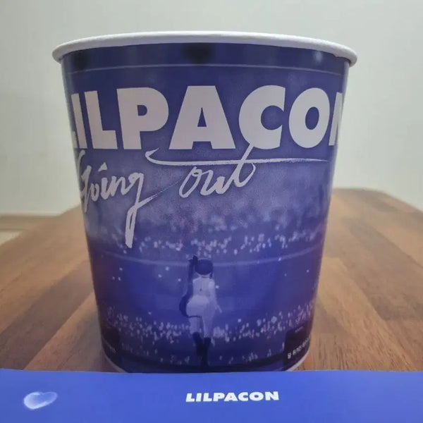 [BUNJANG] Lilpa Concert Popcorn Bucket and Slogan Set / (급처) 릴파콘 팝콘통 팝니다ㅠㅠ