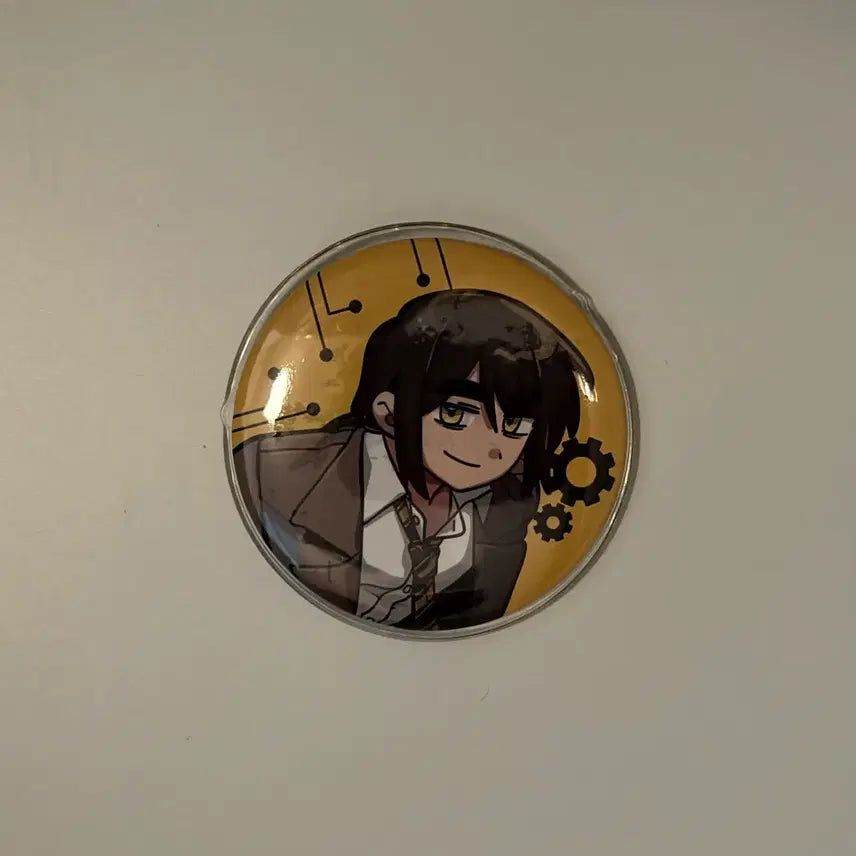 [BUNJANG] Pixelie Mystery Investigation Team Gang-beol Can Badge / 픽셀리 미수반 미스터리 수사반 각별 캔뱃지