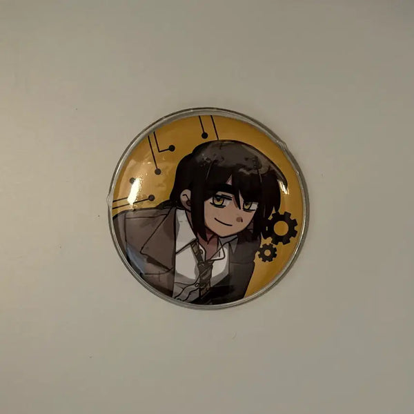 [BUNJANG] Pixelie Mystery Investigation Team Gang-beol Can Badge / 픽셀리 미수반 미스터리 수사반 각별 캔뱃지