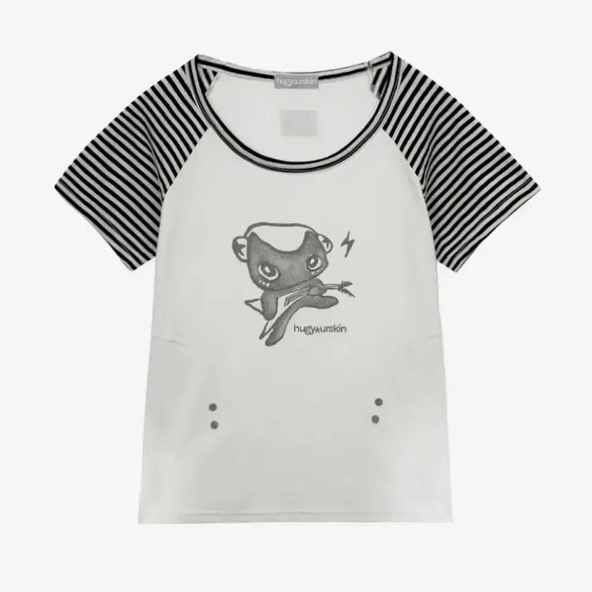 [BUNJANG] Hug Your Skin Hugging T-Shirt Short Sleeve / 허그유어스킨 허깅티셔츠 반팔