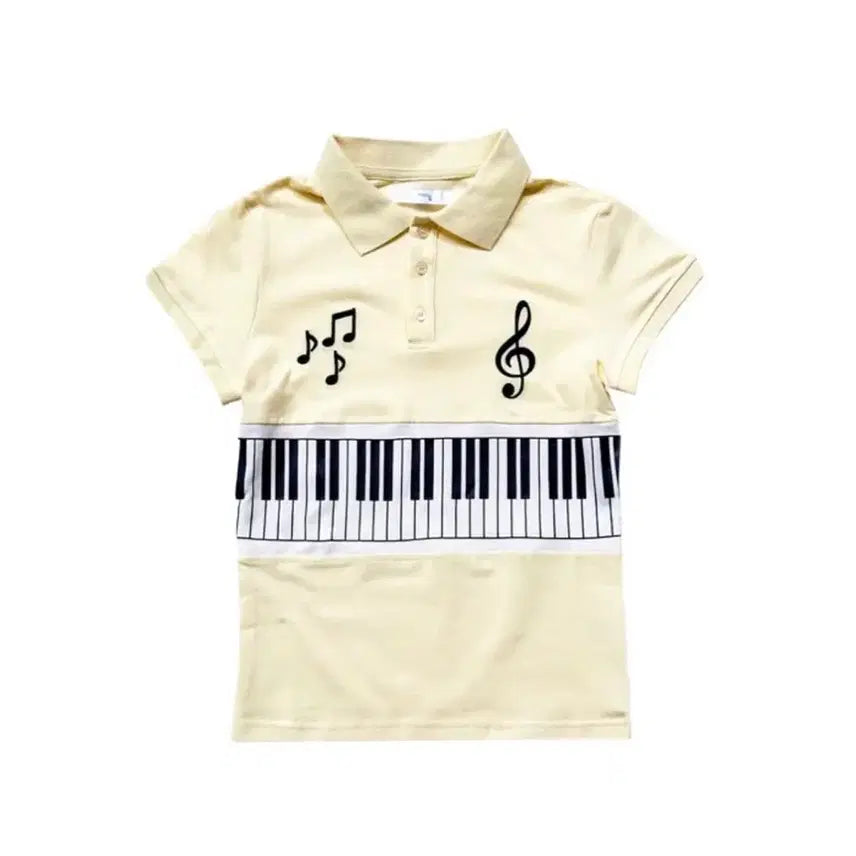 [BUNJANG] Praying Piano Top Short Sleeve T-Shirt / 프레잉 피아노 탑 반팔티셔츠 praying