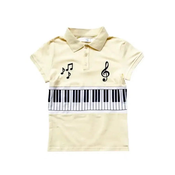 [BUNJANG] Praying Piano Top Short Sleeve T-Shirt / 프레잉 피아노 탑 반팔티셔츠 praying