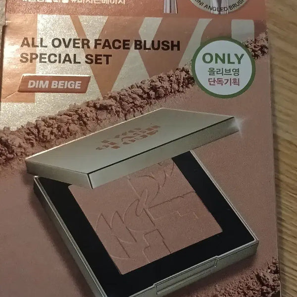 [BUNJANG] Two Slash Four Blush Mini Angled Brush Set - Dim Beige (Sealed) / 새제품)투슬래시포 블러쉬 딤베이지 미니앵글드 브러쉬세트 미개봉팝니다