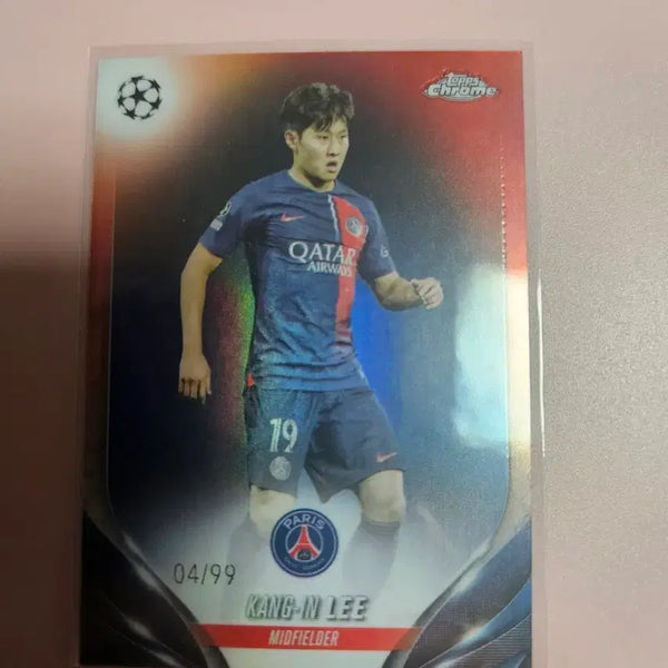 [BUNJANG] Lee Kang-in 2023 Top Chrome Color Match Refractor Limited Edition (99) / 이강인 99장 한정  2023 탑스크롬 컬러매치 리플렉터