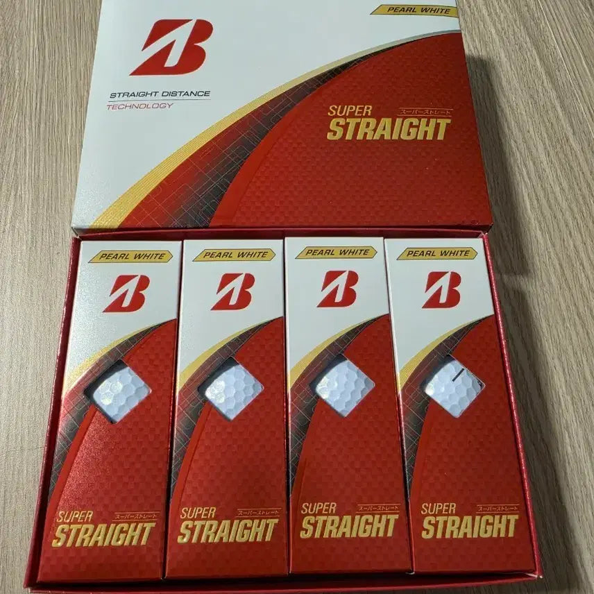 [BUNJANG] Bridgestone Golf Balls Super Straight Pearl White / 브리지스톤 골프공 슈퍼 스트레이트 펄 화이트