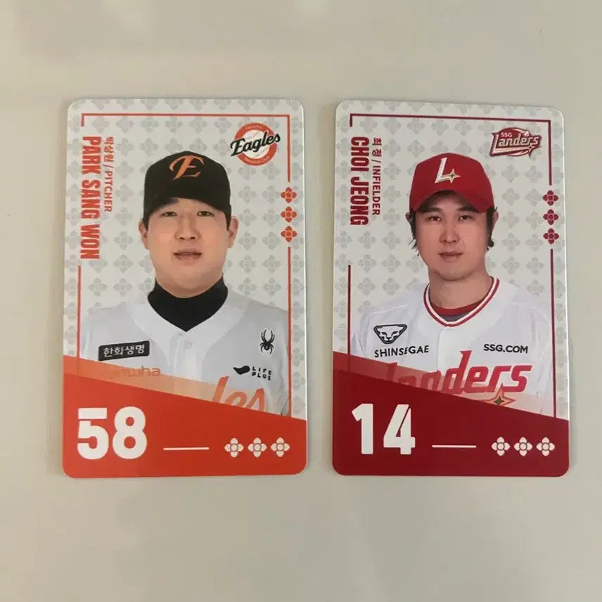 [BUNJANG] KBO Bibimmyeon Photocard Choi Jeong / Park Sang Won / kbo 비빔면 포토카드 최정/박상원