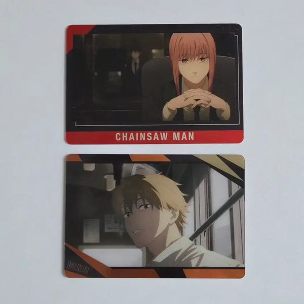[BUNJANG] Chainsaw Man Metal Card (Makima, Denji) / [반택비 포함] 체인소맨 메탈카드 (마키마, 덴지)