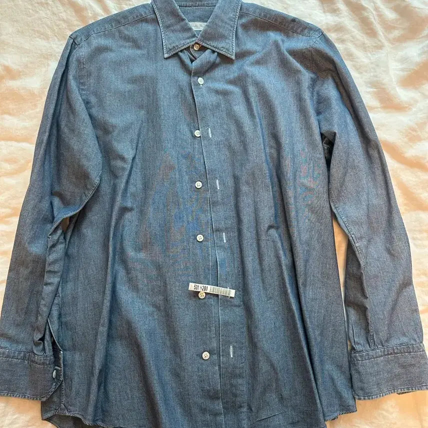 [BUNJANG] Salvatore Piccolo Denim Shirt Size 41 / Salvatore Piccolo 데님 셔츠 41