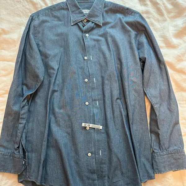 [BUNJANG] Salvatore Piccolo Denim Shirt Size 41 / Salvatore Piccolo 데님 셔츠 41