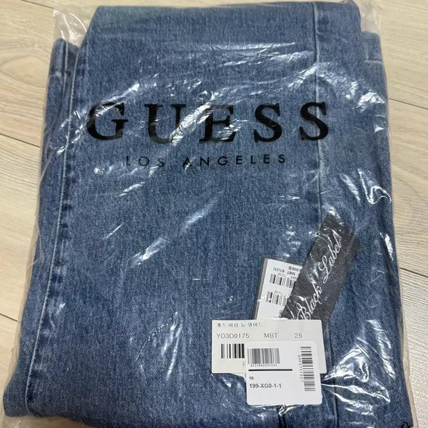 [BUNJANG] Guess Women's New Wide Span Denim Pants Medium Blue Size 25 / [새상품] 게스 여성 뉴 와이드 스판 데님 팬츠 (25) / 미개봉