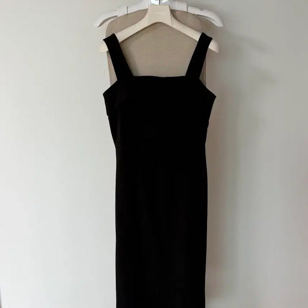 [BUNJANG] Black Bustier Dress / 블랙 검정 뷔스티에 원피스