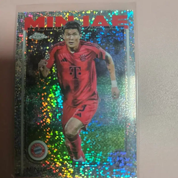 [BUNJANG] Kim Min-jae 2024 Topps Chrome Refractor Card / 축구)김민재 2024 탑스크롬 리플렉터 카드