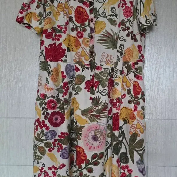 [BUNJANG] Bicrique Linen Dress / 88/94-106-170/비꼴리끄 린넨 원피스