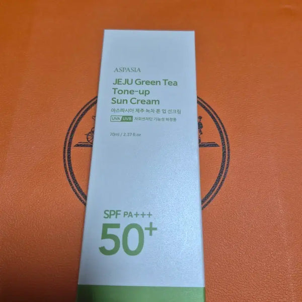[BUNJANG] Aspasia Jeju Green Tea Tone-Up Sun Cream SPF 50+ / 무료배송 아스파시아 제주 녹차 톤업 선크림 50+