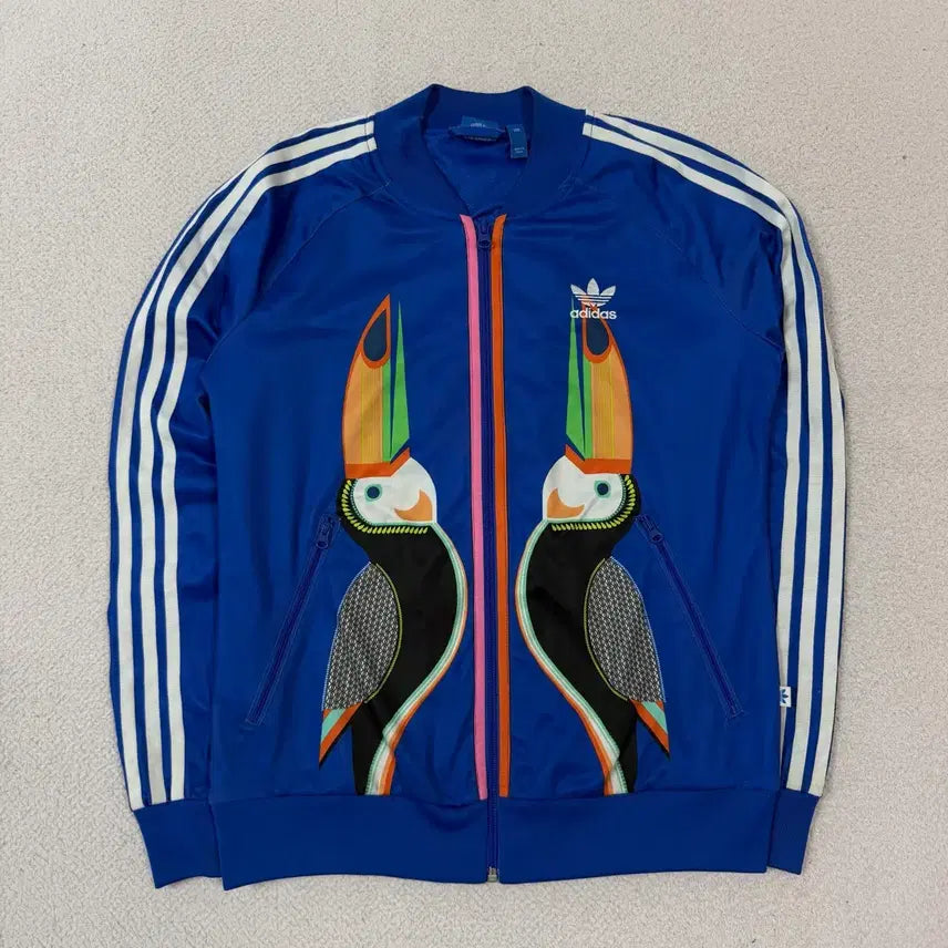 [BUNJANG] Adidas Track Jacket Zip-Up Blue / 아디다스 져지 집업 블루 파랑