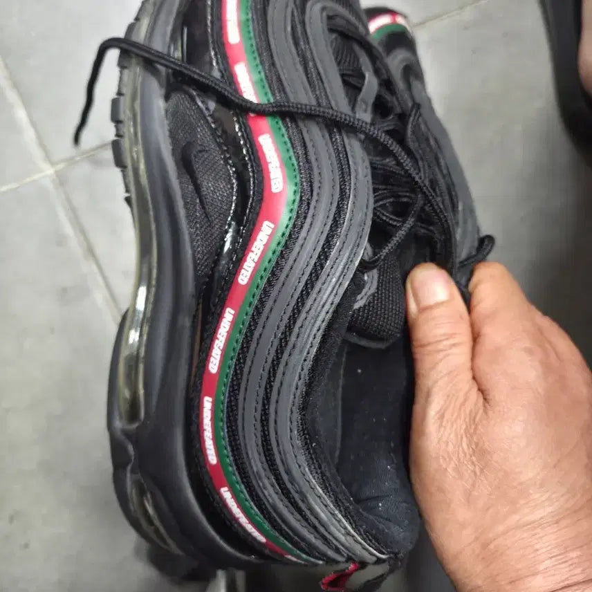 [BUNJANG] Nike Air Max 97 UNDFTD Black White Red Green / 나이키 에어맥스 97 UNDFTD 검흰빨녹 259