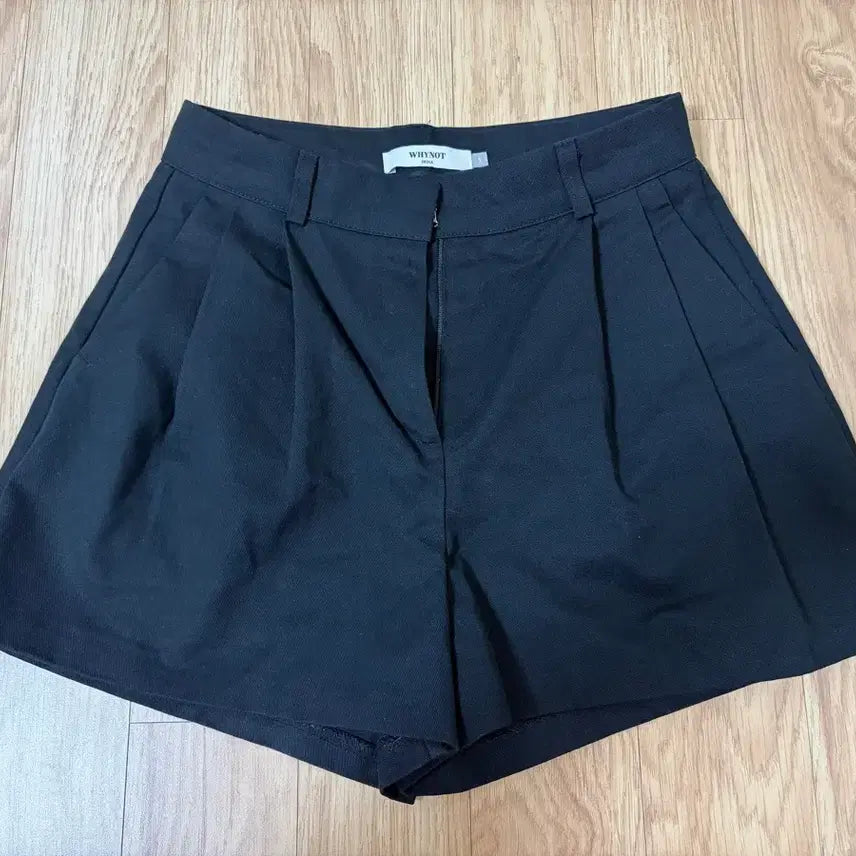 [BUNJANG] Pintuck Shorts (Black) / 핀턱 쇼츠 반바지 블랙