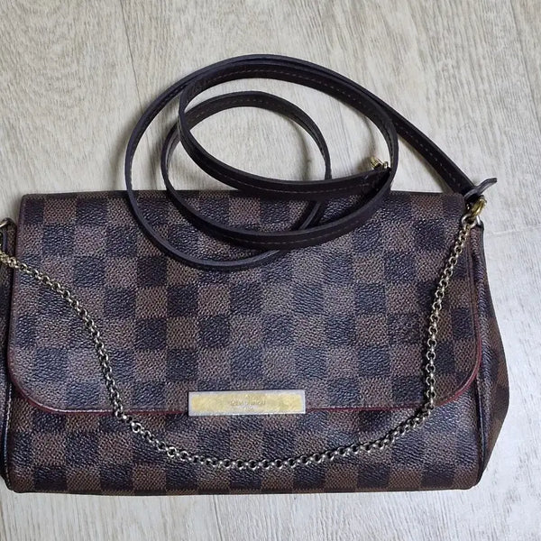 [BUNJANG] Louis Vuitton Damier Favorite MM Bag / 루이비통다미에페이보릿mm