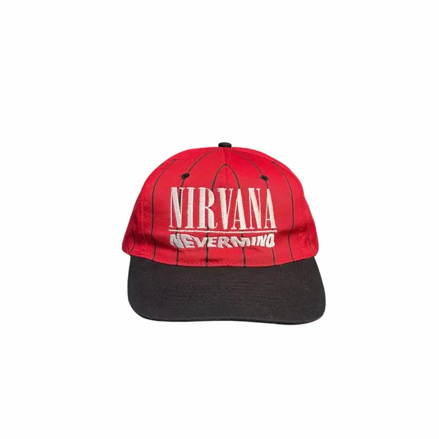 [BUNJANG] Vintage 90s Nirvana Nevermind Band Snapback / 빈티지 90s 너바나 네버마인드 밴드 스냅백