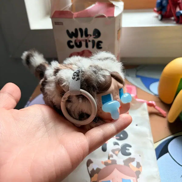 [BUNJANG] Baby Cry Pop Mart Cat Keychain / 베이비 크라이 팝마트 고양이 키링